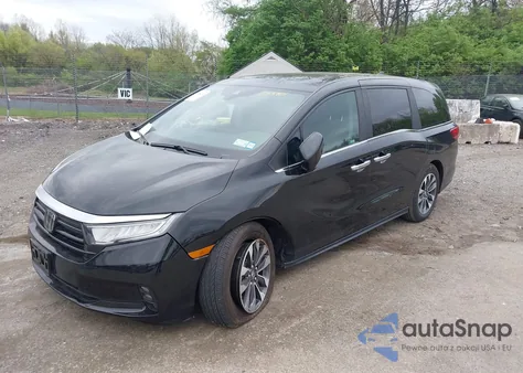 2024 Honda Odyssey Ex-L from USA, damaged, VIN 5FNRL6H64RB055401